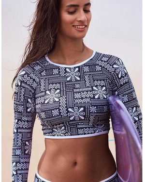 Roxy Mineral Crop Top - Blue