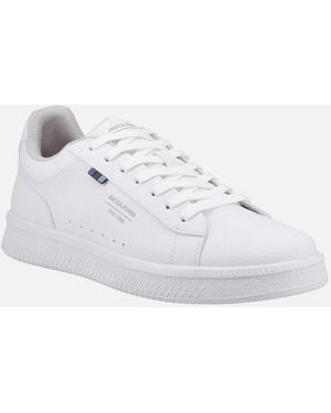 Jack & Jones Haven Tumble Synthetic Bright Trainers - White