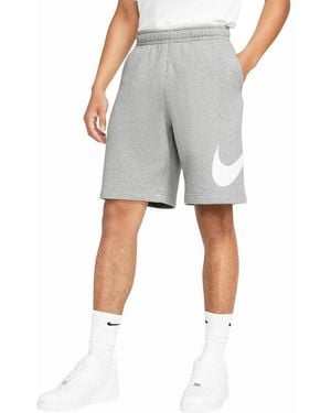 Nike Shorts Swoosh Club Graphics Relaxed Fit - Grey