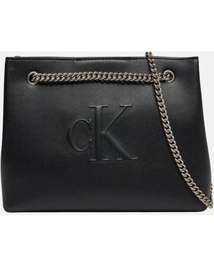 Calvin Klein Zip Fastening Jeans With Inside Pockets - Black
