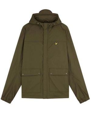 Lyle & Scott Lyle & Scott Branded Hooded Parka Jacket - Green