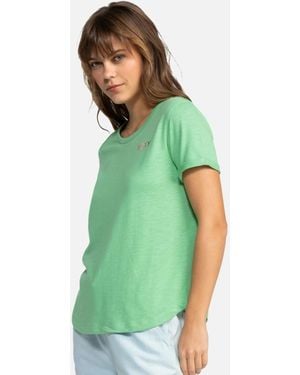 Roxy Saturdaze Short Sleeve T-Shirt - Green