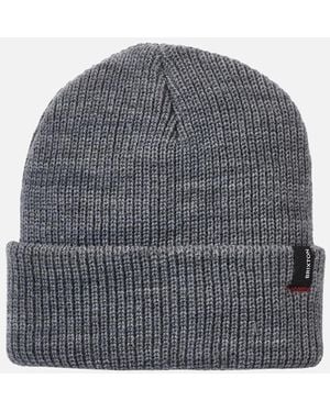 Brixton Heist Rib Knit Beanie - Grey