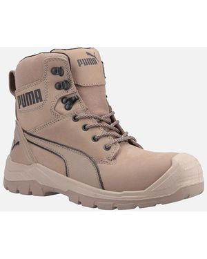 PUMA Conquest Leather Safety Boots - Natural