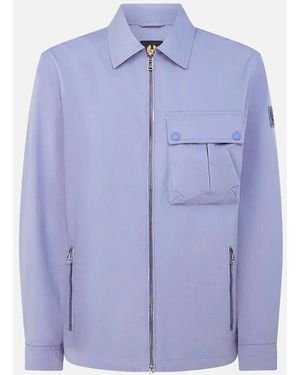 Belstaff Drome Overshirt S1-25 Pale Heather - Purple