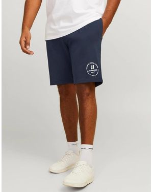 Jack & Jones Swift Big & Tall Sweatshorts - Blue