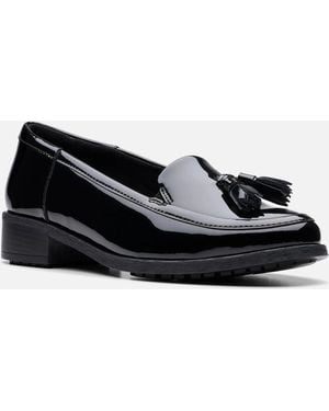 Clarks Havisham Edge Tassel Loafers - Black
