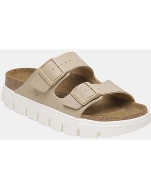 Birkenstock Arizona Birkenstock Papillio Arizona Chunky Birko-Flor Sandals - Natural
