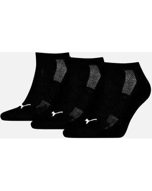 PUMA 3-Pack Sports Trainer Socks - Black