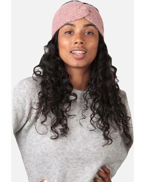 Barts Desire Soft Yarn Knitted Headband - Black