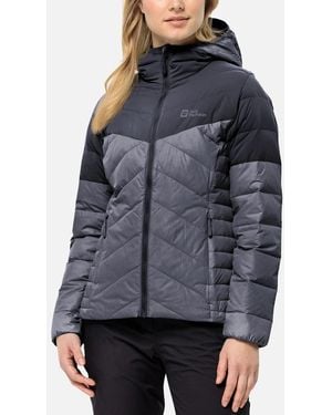 Jack Wolfskin Tundra Down Water Repellent Coat - Grey