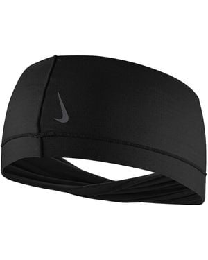 Nike Ladies Twisted Wide Band Yoga Headband - Black