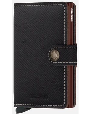 Secrid Mini Wallet Saffiano - Black