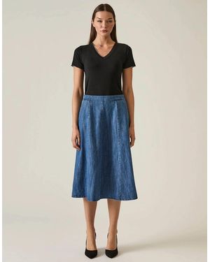 James Lakeland Jeans Skirt - Blue