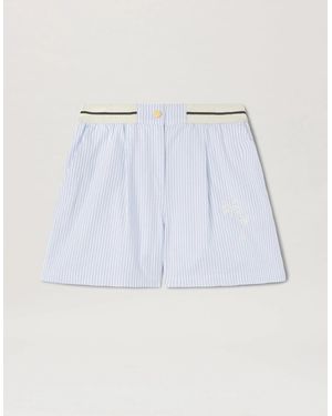 Palm Angels Palms Striped Boxer Shorts Light - Blue