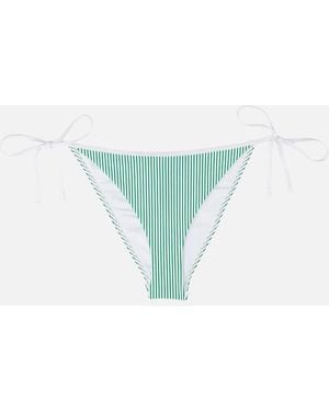 Tommy Hilfiger Seersucker Stripe Bikini Bottoms, Radiant - Blue