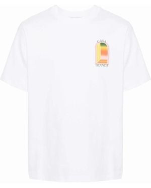 CASABLANCA Gradient Arch T-Shirt - White