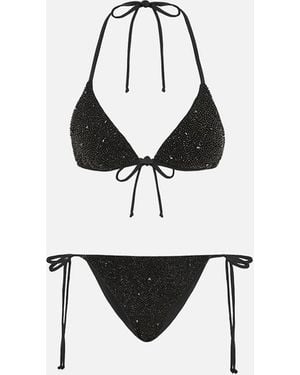 Oceanus Amel High Waist Bikini Bottom - White