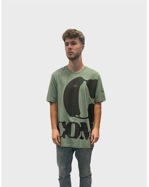 C.P. Company Wrap Logo T-Shirt - Green