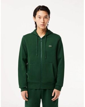 Lacoste Fleece Full-Zip Hoodie - Green