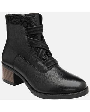 Lotus Boston Ankle Boots - Black