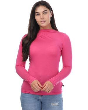 Ted Baker Eloria Twist Neck Fitted Top - Pink