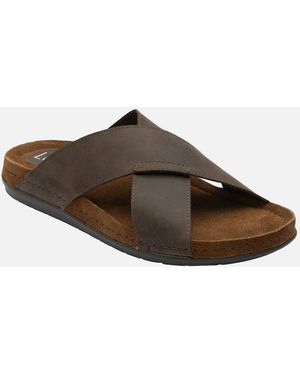 Lotus Salcombe Mule Sandals - Brown