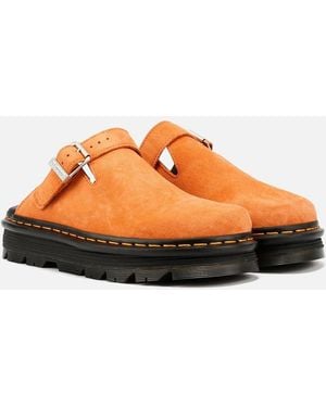 Dr. Martens Dr. Martens Zebzag Eh Suede Zest Mule - Orange