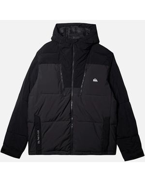 Quiksilver Nomad Hooded Puffer Jacket - Blue