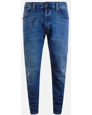 DIESEL Tepphar-X Badge Denim Trousers - Blue