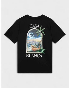 CASABLANCA La Nights T Shirt - Black
