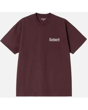 Carhartt S/S Schooling Organic Cotton T-Shirt - Purple