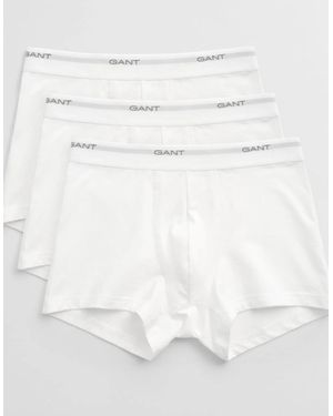 GANT 3-Pack Core Boxer Trunks - White