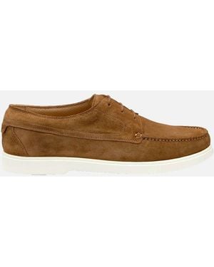Loake Sardinia Casual Shoe Chestnut Suede - Brown