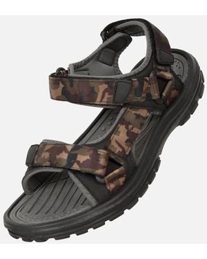 Mountain Warehouse Crete Camo Sandals - Black