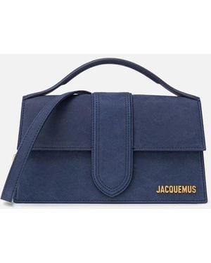 Jacquemus Leather Quilted Chain Shoulder Bag - Blue