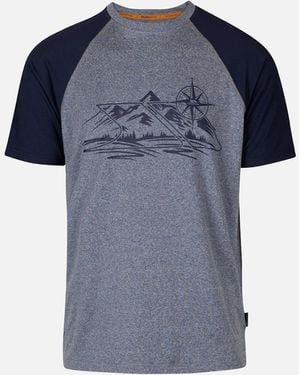 Trespass Fullmer Mountain T-Shirt - Blue