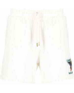 CASABLANCA Tennis Club Shorts - White