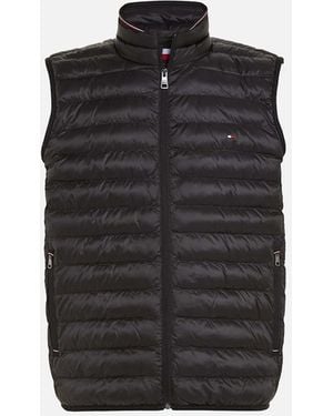 Tommy Hilfiger Packable Recycled Quilted Vest - Black