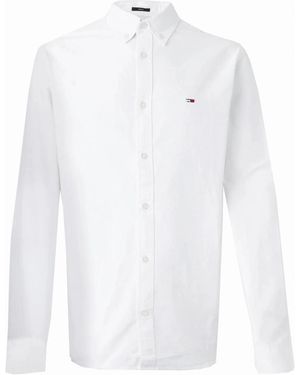 Tommy Hilfiger Regular Oxford Shirt Ecru - White