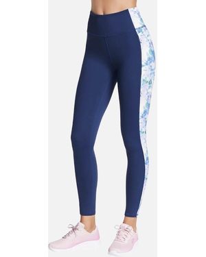 Skechers Go Walk Skechers /Ladies Gowalk Seascape Floral High Waist Leggings - Blue