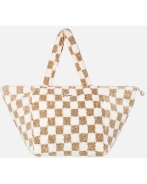 Billabong Dreamaway Sherpa Tote Bag - White