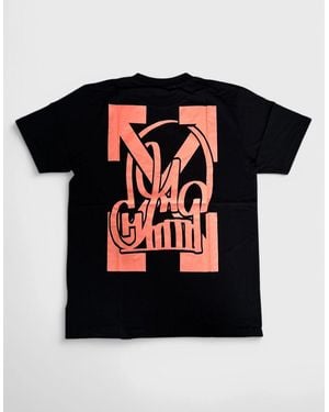 Off-White c/o Virgil Abloh Off Katsu Tv S/S T-Shirt Fluo - Black