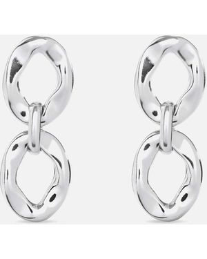 Uno De 50 Groovy Earrings - White