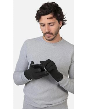 Barts Fine Knitted Touch Gloves - Grey