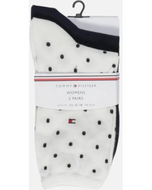 Tommy Hilfiger Printed Cotton Blend Underwear - White
