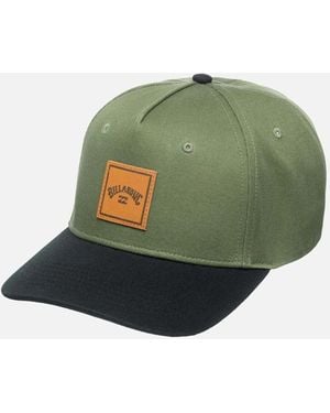 Billabong Stacked Snapback Baseball Cap - Green
