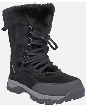 Hi-Tec Mortiz 200 Leather Hiking Boots - Black