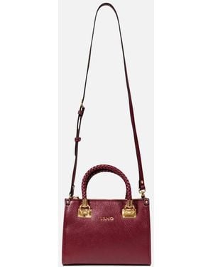Liu Jo Zip Fastening Bag With Inside Pockets - Red
