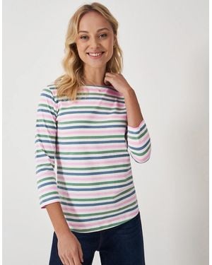 Crew Essential Breton Linen/Pure/Smoke/Feldspar - Blue